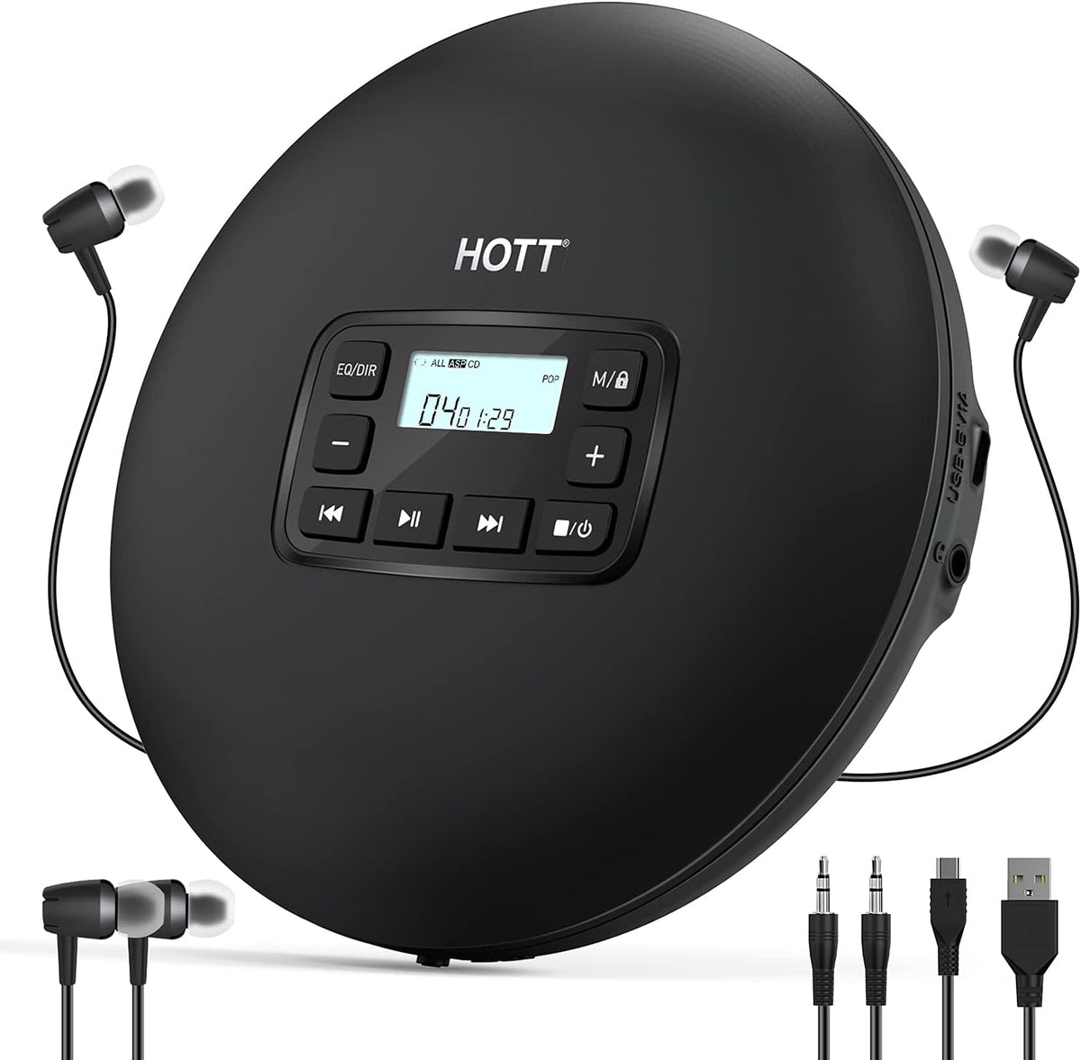 Portable CD Player with Headphones S4126