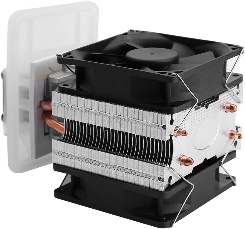 12V Semiconductor Refrigeration Thermoelectric Peltier Air Cooling Dehumidification System Cooler Fan Kit 175x100x98 mm E639