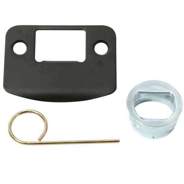 Aged Bronze Touch Entry Door Lever Set with Accent I109