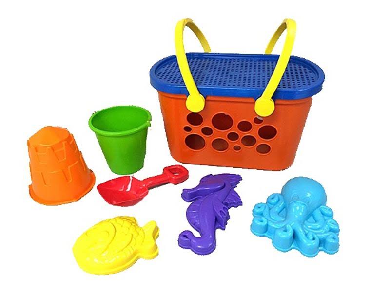 8 Piece Beach Basket Set G33380