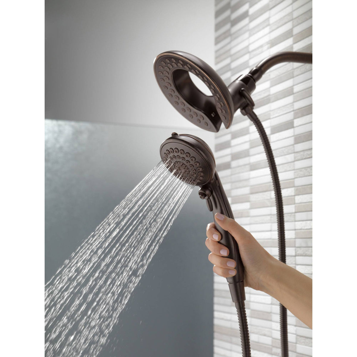 Bronze Multi Function Shower Head V4610