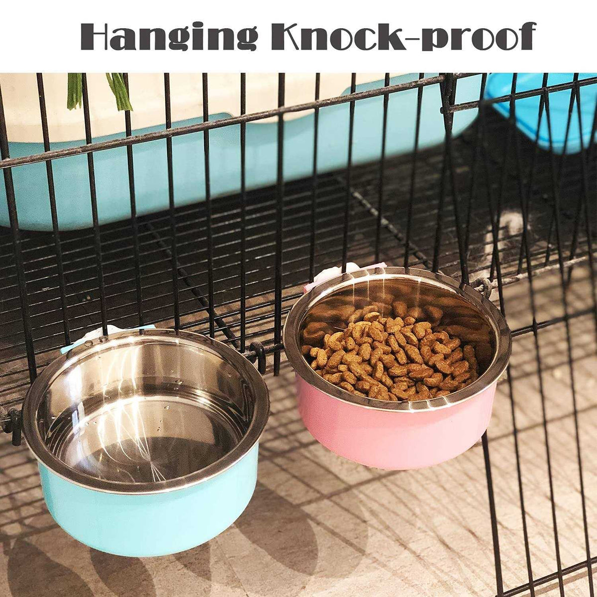 Stainless Steel Dog Crate Bowl W7852