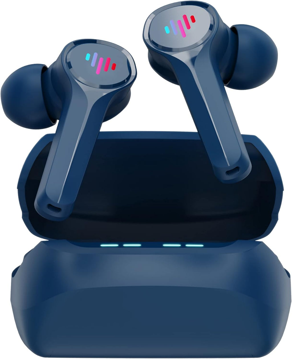 Purple Gaming Wireless Earbuds with Charging Case D1103