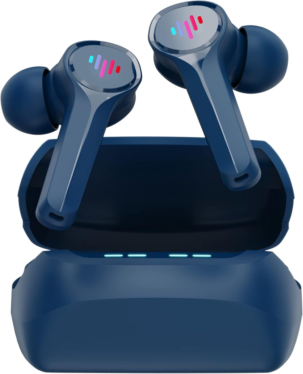 Purple Gaming Wireless Earbuds with Charging Case D1103