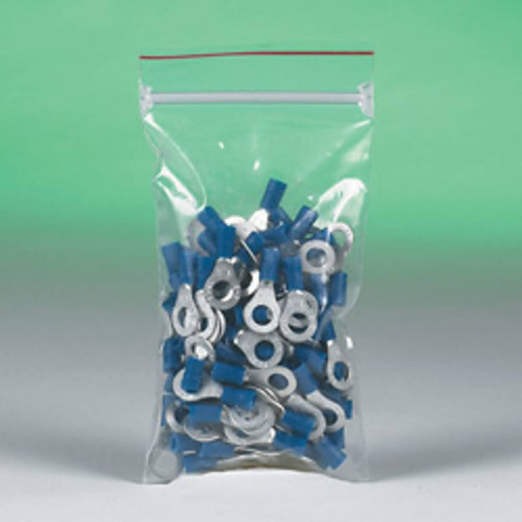 4 Mil Reclosable Poly Bags 10x22 x 13x22 Clear 500/Case V189