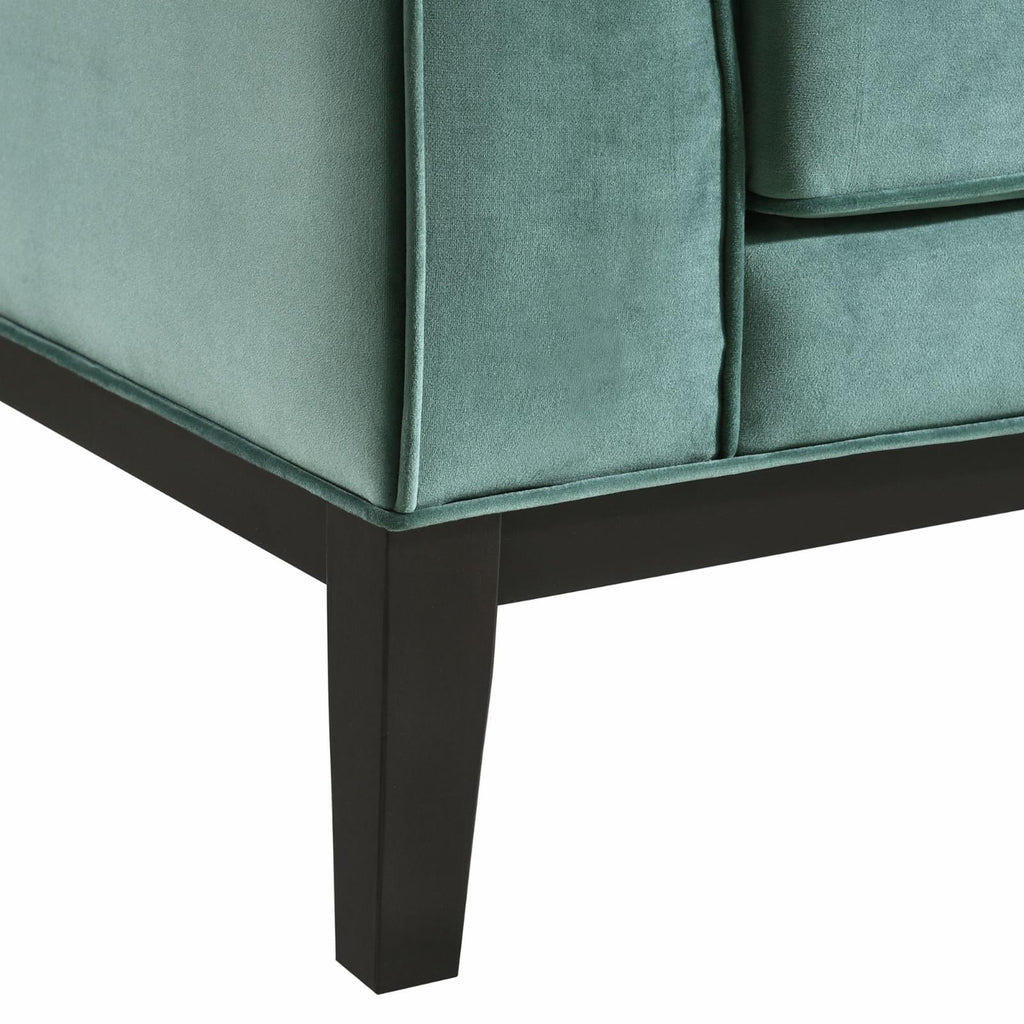 Light Grey Velvet Loveseat I717187