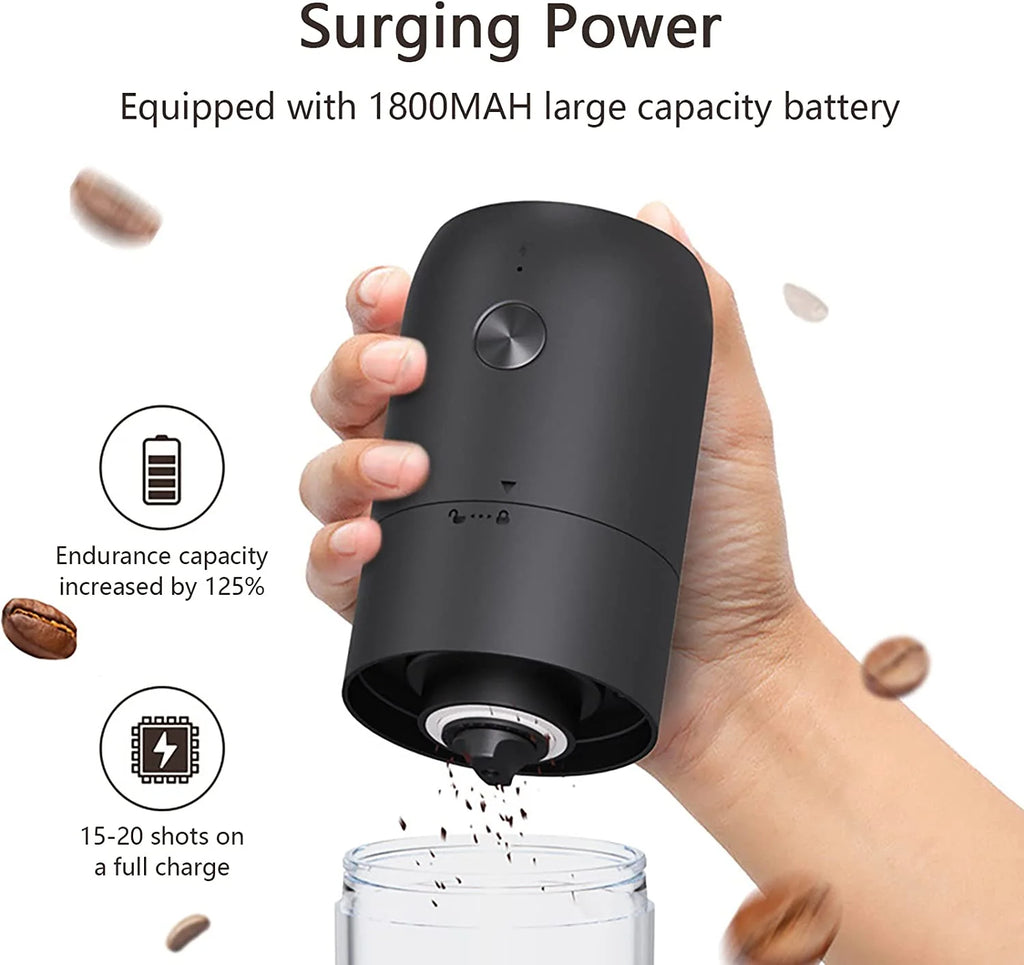 Electric Portable Coffee Grinder Ceramic Grinding Core USB Charging Y557827