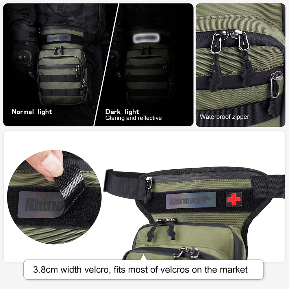Large Capacity Motorcycle Leg Bag Waist Pack P291849