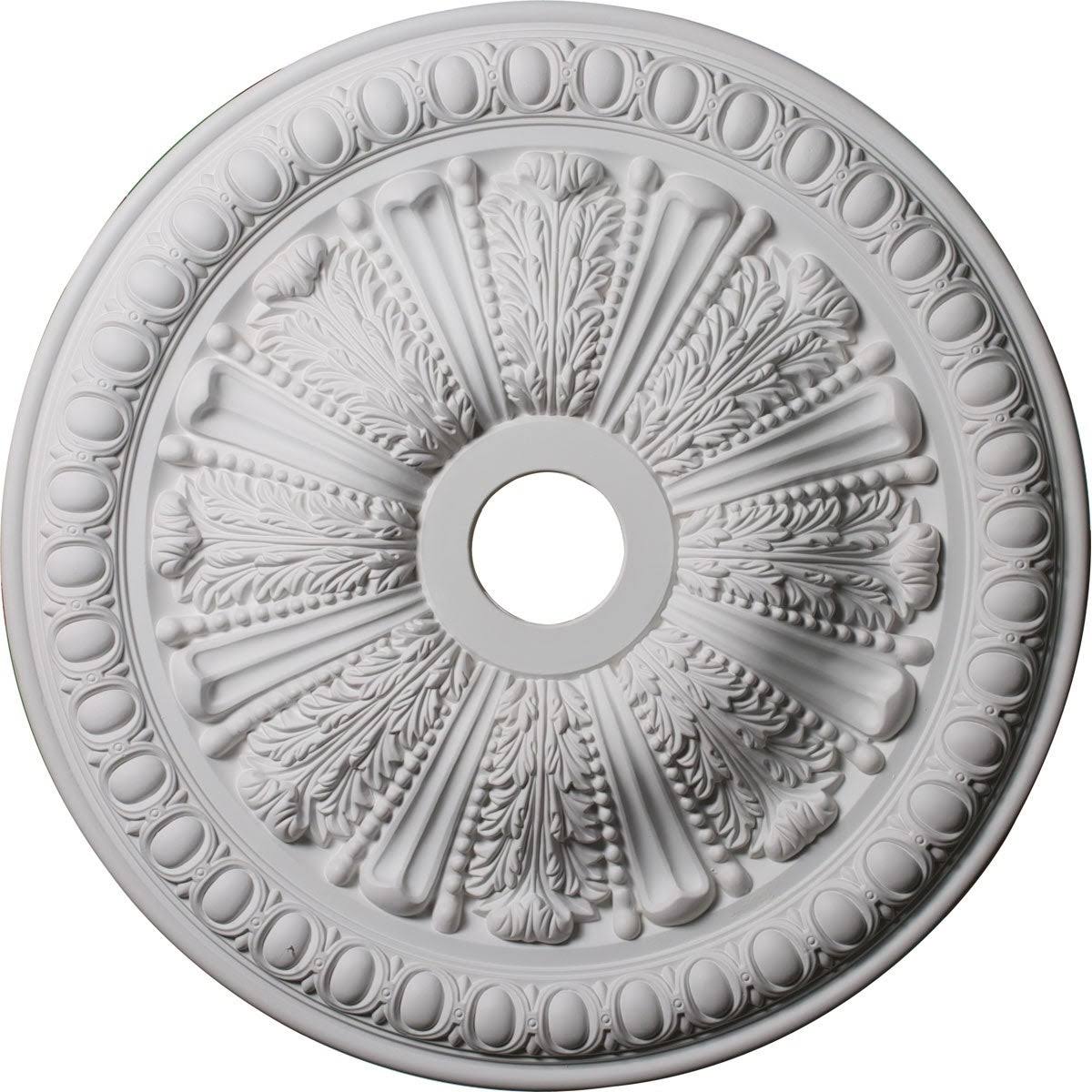 Hand-Painted Silver Ceiling Medallion M74040
