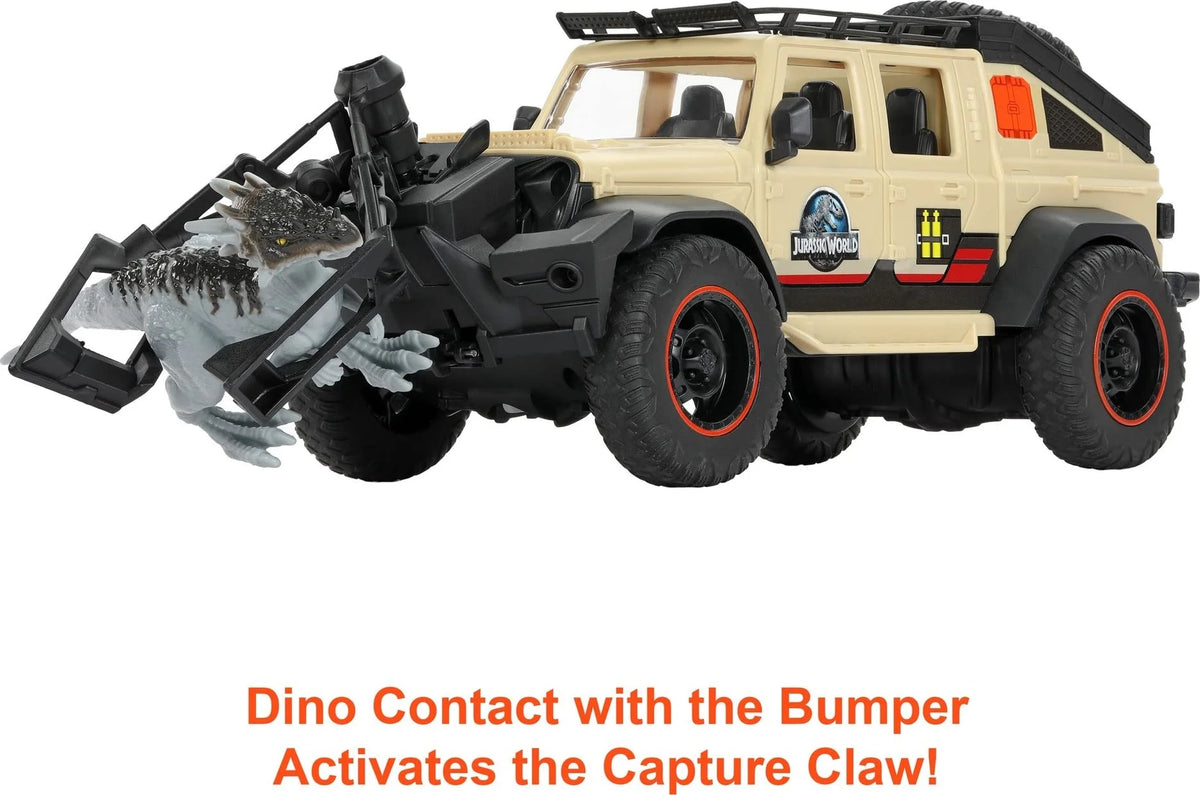 Jurassic World Dominion Jeep Gladiator RC Vehicle with 6-inch Dracorex Dinosaur Figure E86513