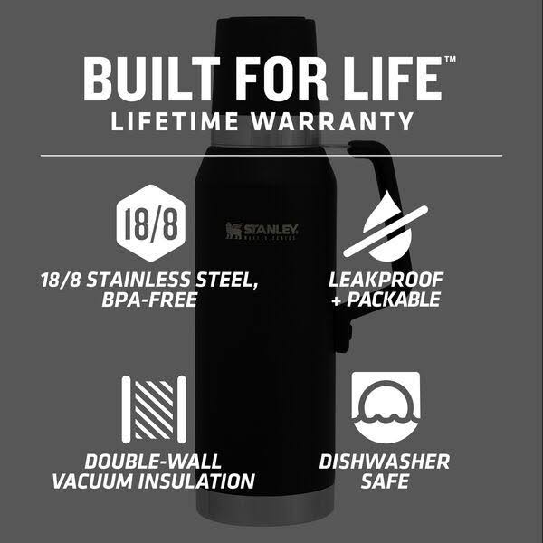 1.4 qt Hammertone Green Thermal Bottle H23762