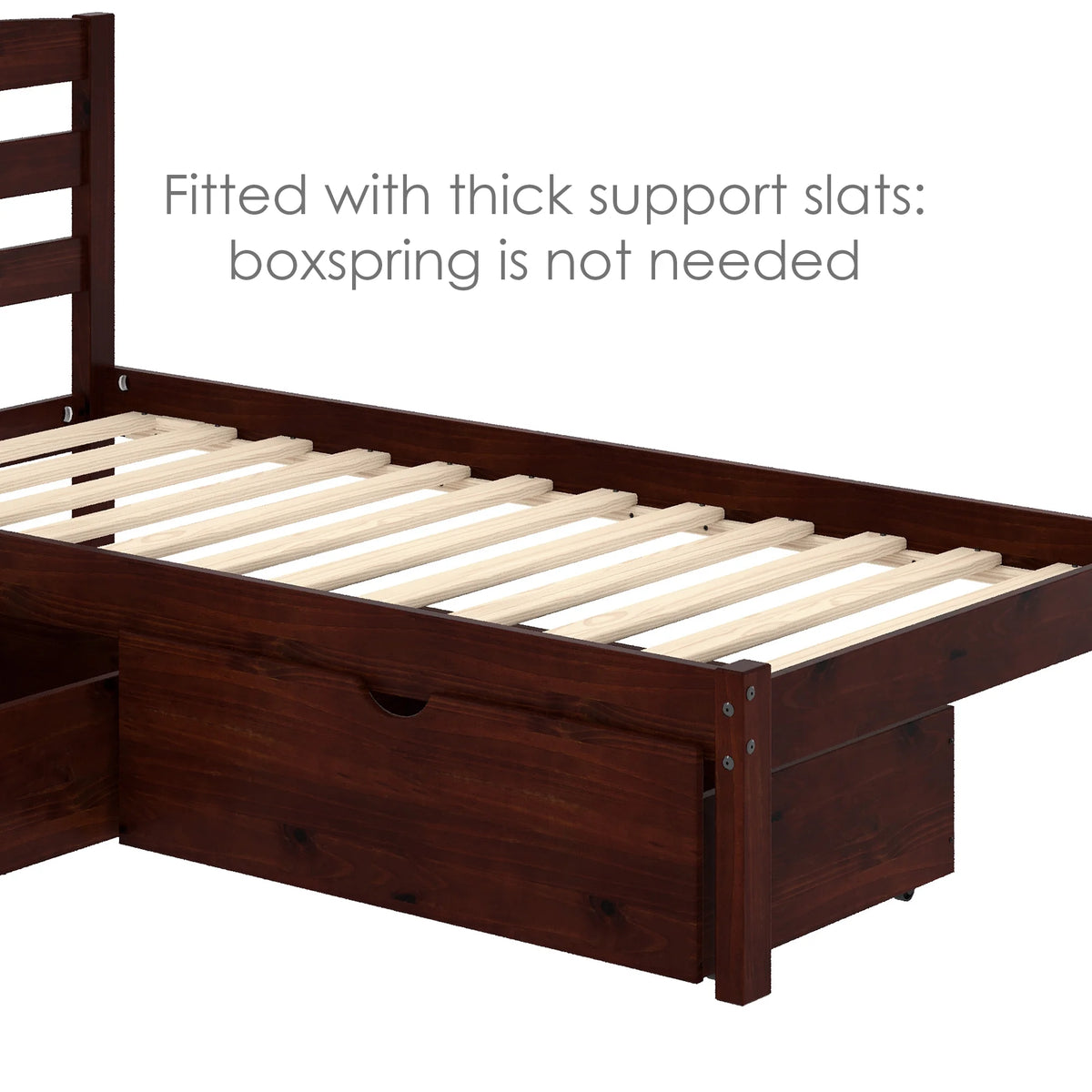 Twin Bed with Two Storage Drawers V6959