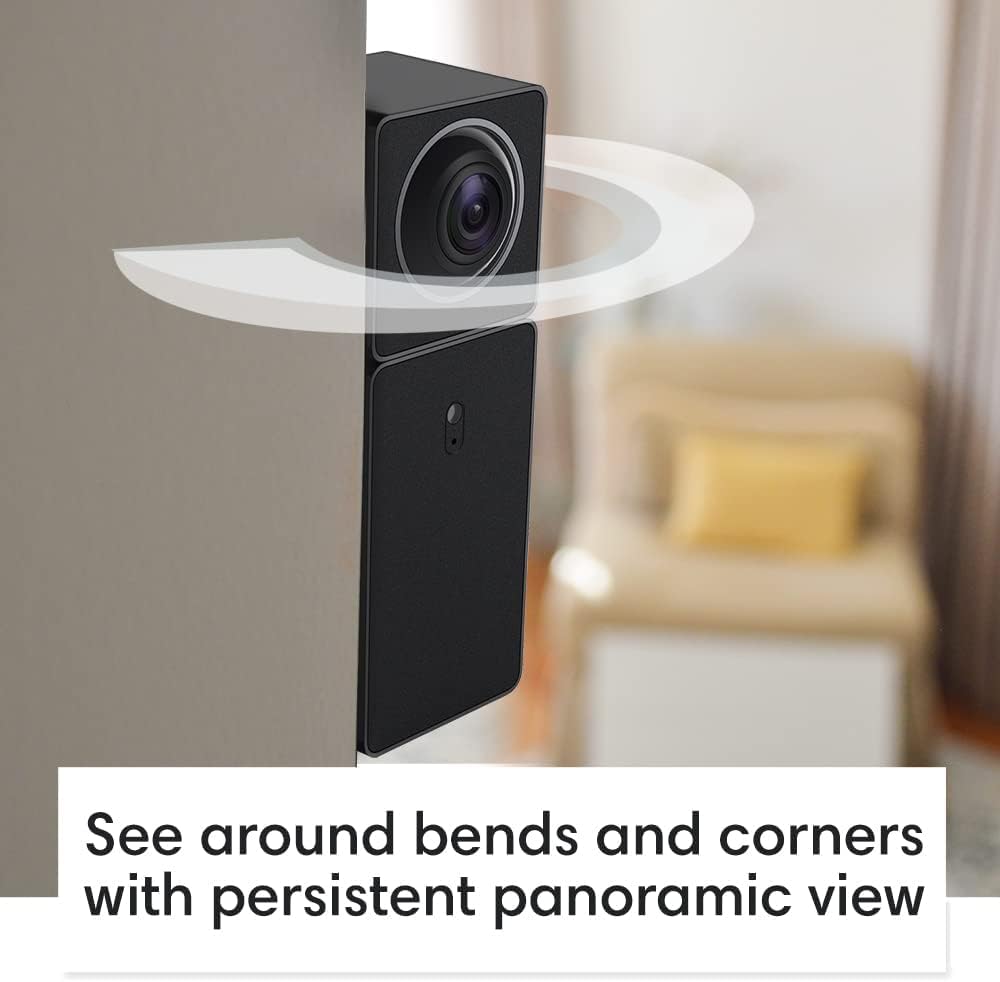 Indoor Security Camera, 1080P HD WiFi, 2 Cams Built-in 1, 360, Motion Detection, Night Vision, 2-Way Audio K79006