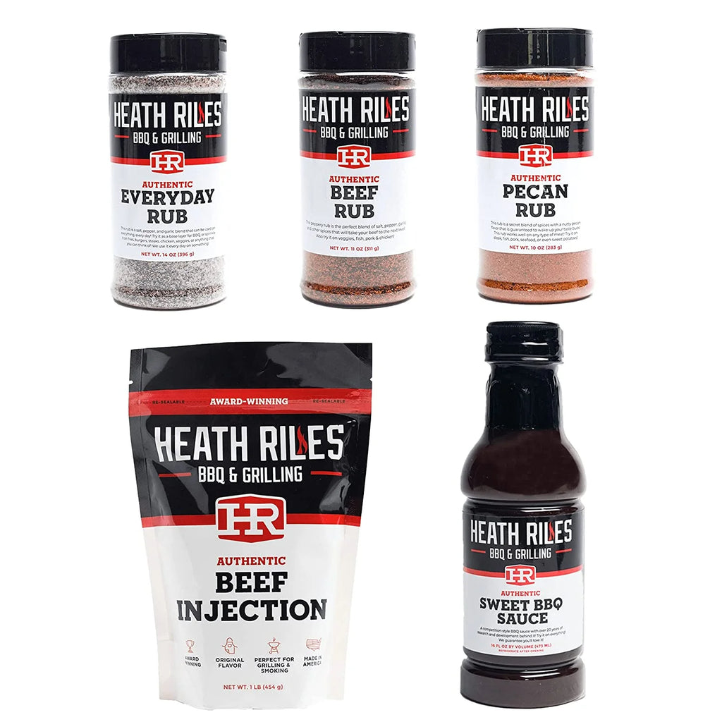 Competition Brisket Bundle (3 Rubs, 1 Injection, 1 Sweet Sauce) E549
