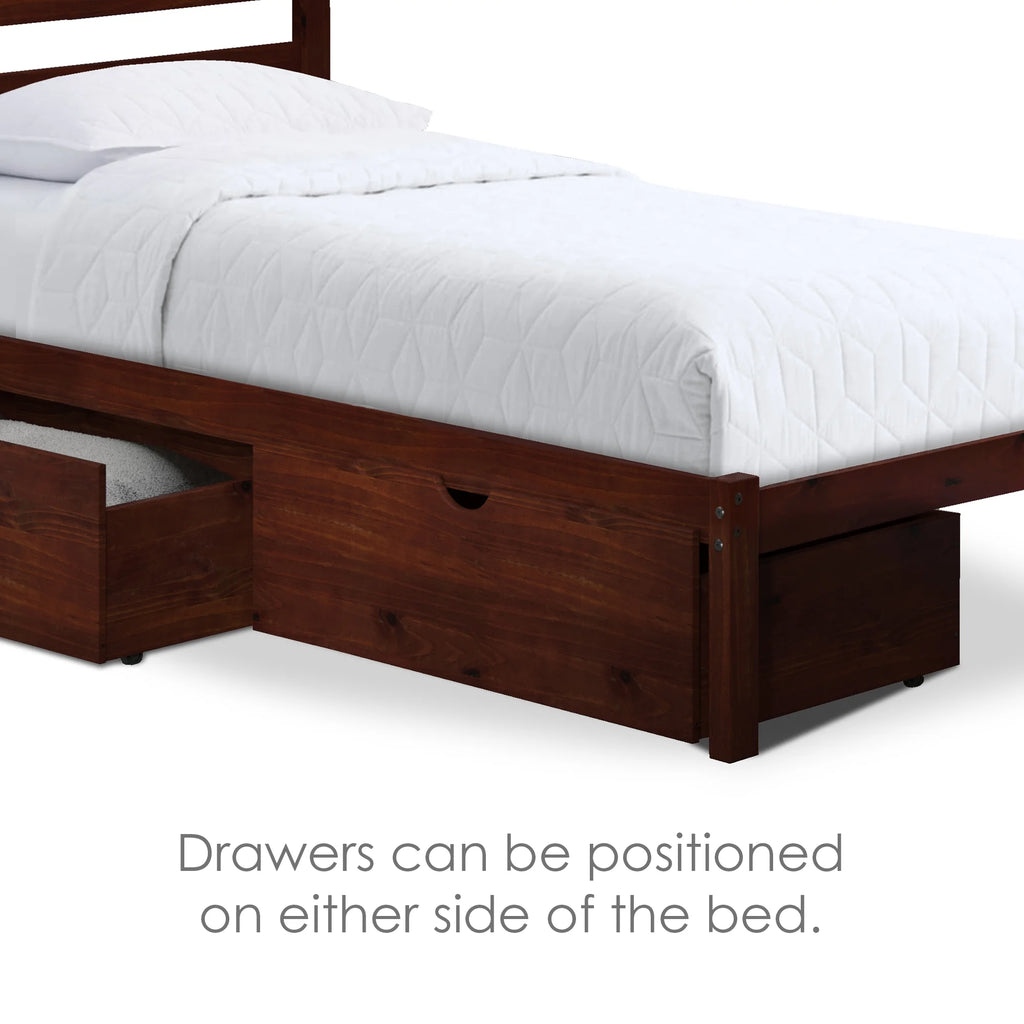 Twin Bed with Two Storage Drawers V6959