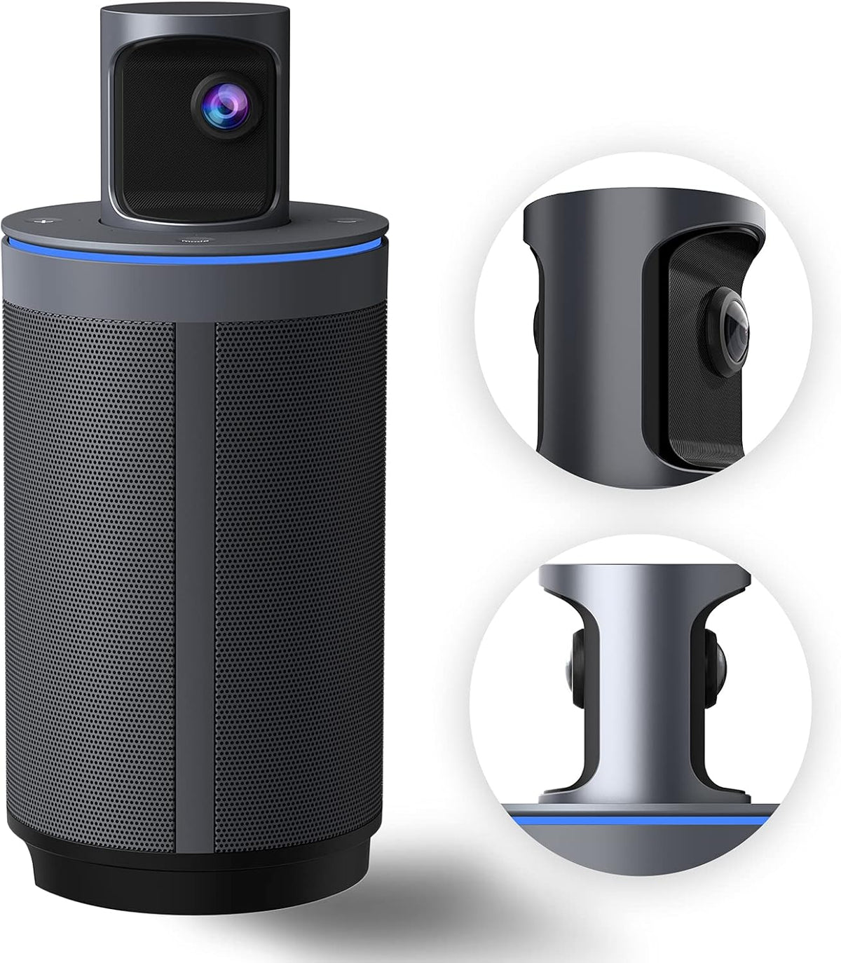 8K 360-Degree Video Conference Camera with 8 Noise-Cancelling Microphones and Speaker O848221