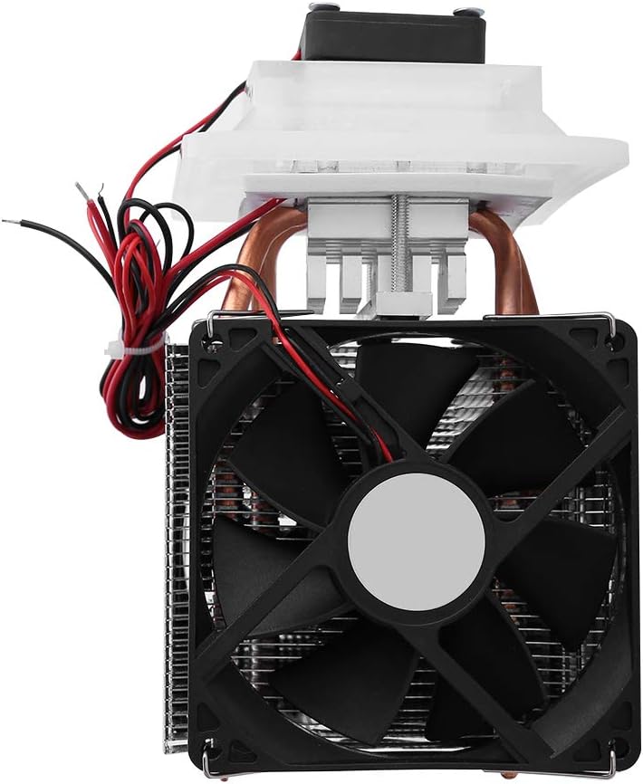 12V Semiconductor Refrigeration Thermoelectric Peltier Air Cooling Dehumidification System Cooler Fan Kit 175x100x98 mm E639