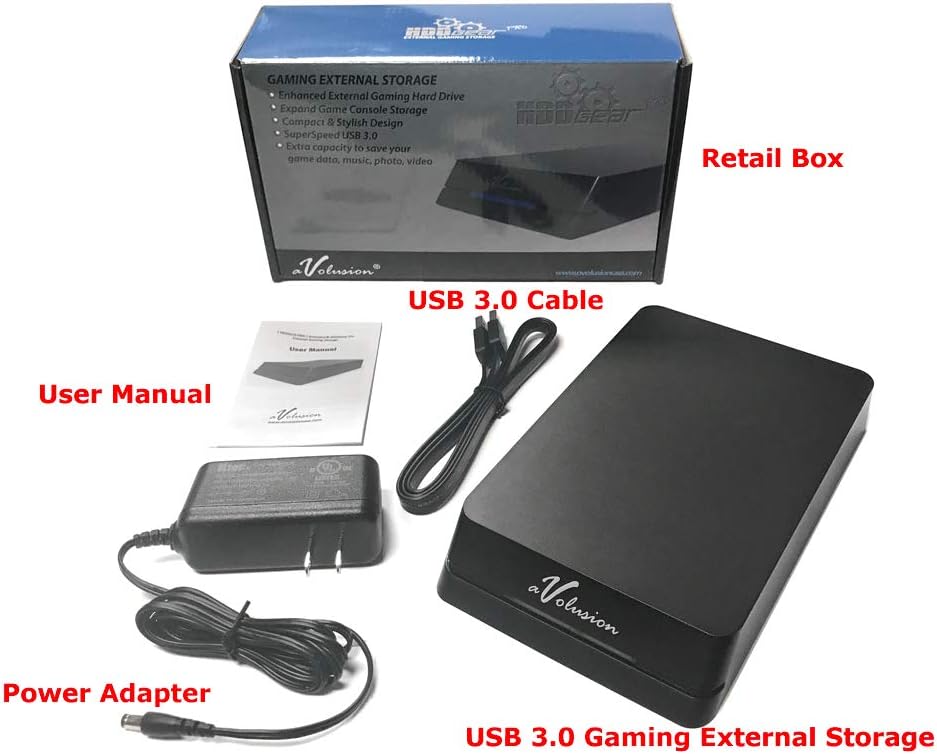 4TB 7200RPM 64MB Cache USB 3.0 External Hard Drive Pack of 2 D34381