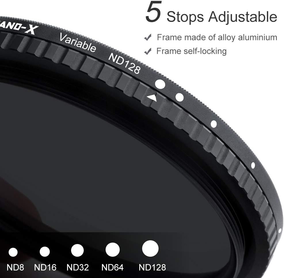 55mm Variable ND Filter ND8-ND128 3-7 Stop L897230