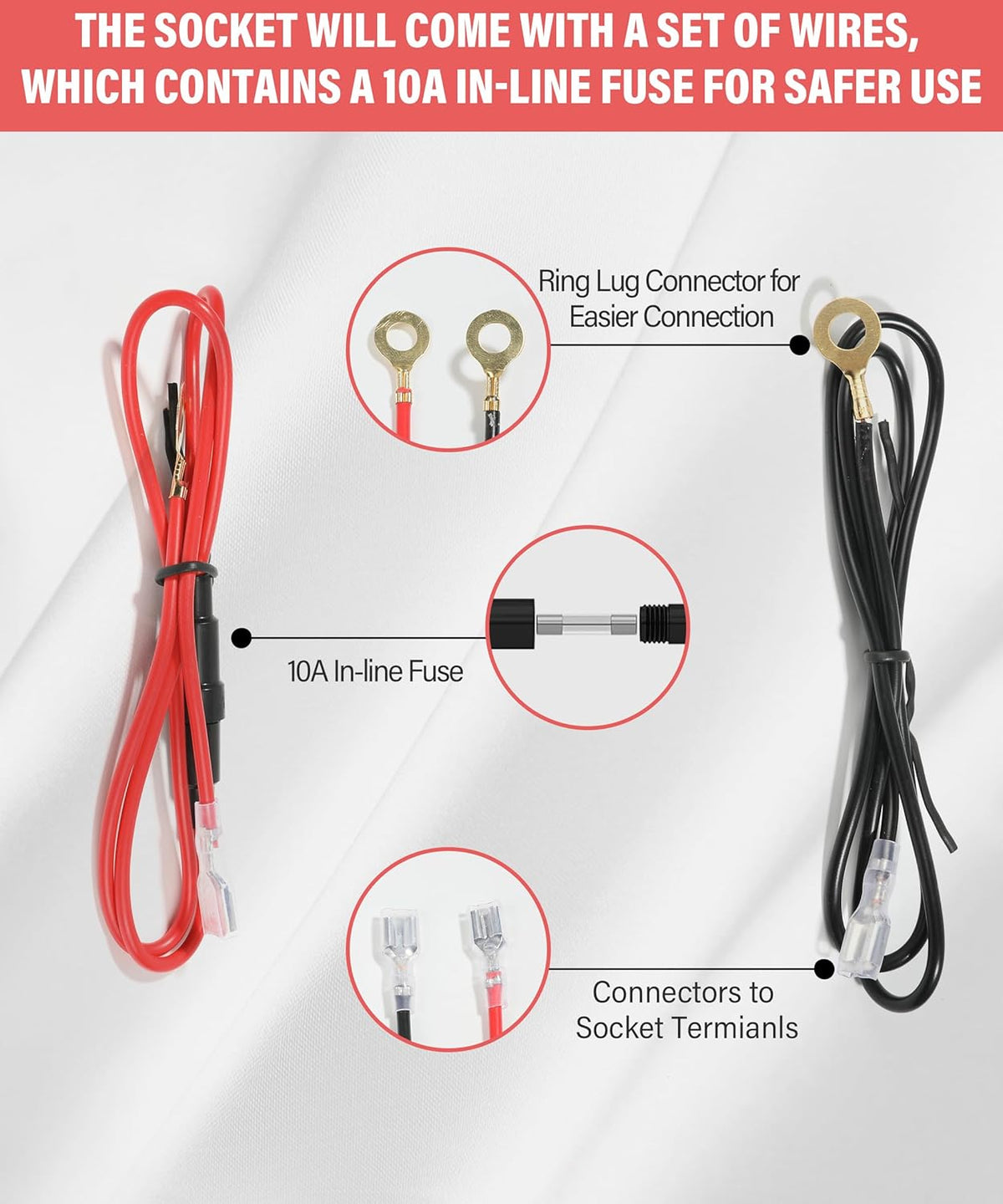 12V Car Cigarette Lighter with Cable R8530