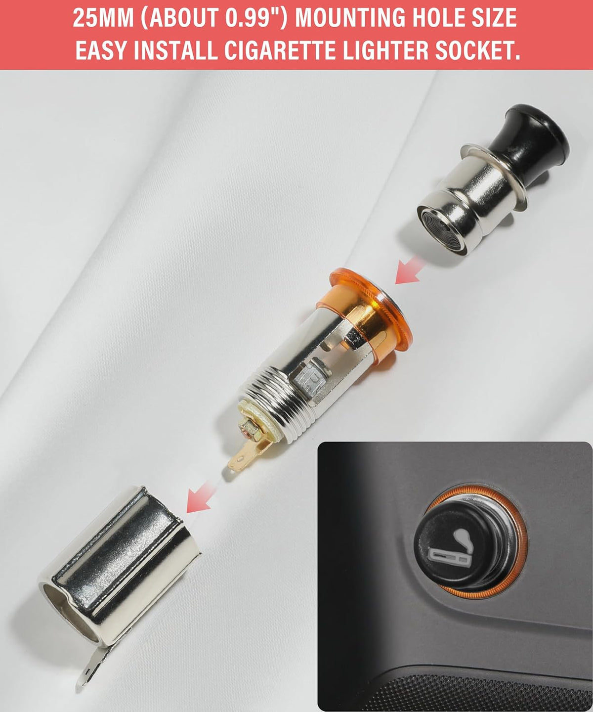 12V Car Cigarette Lighter with Cable R8530