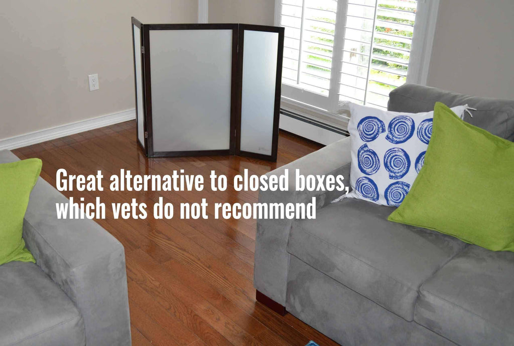 Cloud White Litter Box Privacy Screen Q249220