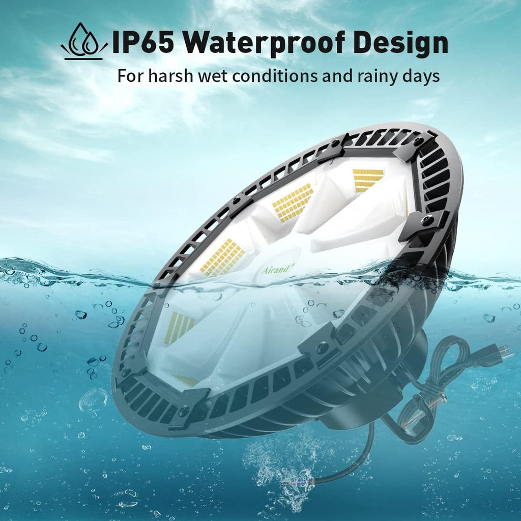 200W Dimmable LED High Bay Light, 28000LM, 100-277V, 5000-5500K, IP65 Waterproof R745368