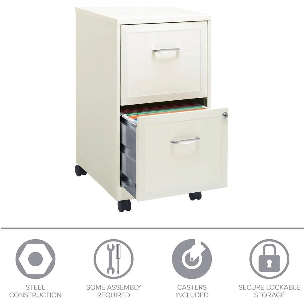2 Drawer Steel Mobile File Cabinet P610144
