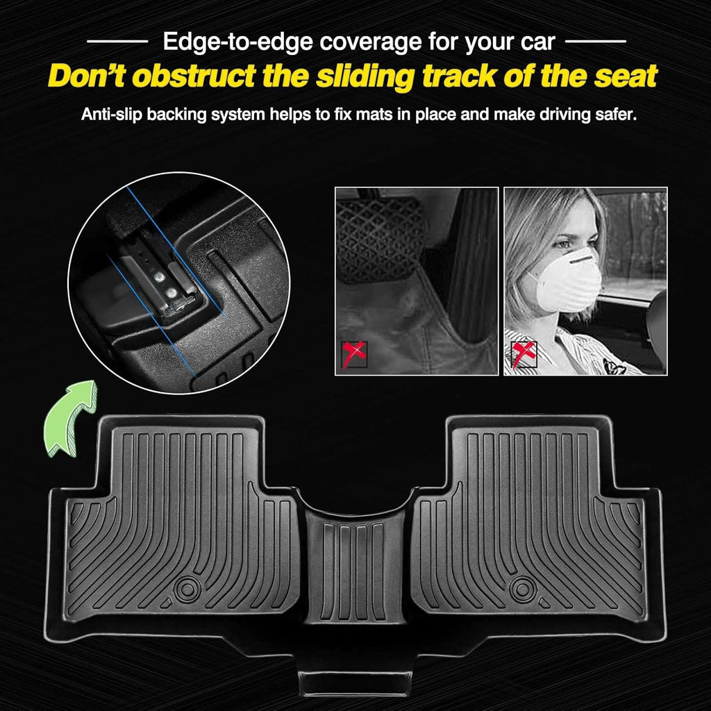 All Weather Floor Liners 1st and 2nd Row Mat Liner Set B908737