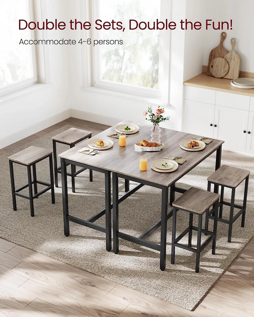 Bar Table Set with 2 Bar Stools Z518622