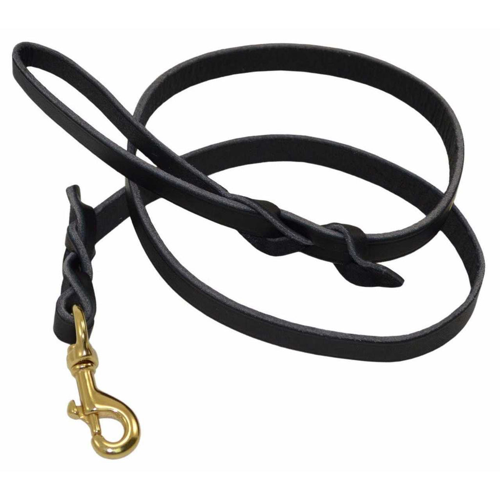 Braided Leather Leash O789