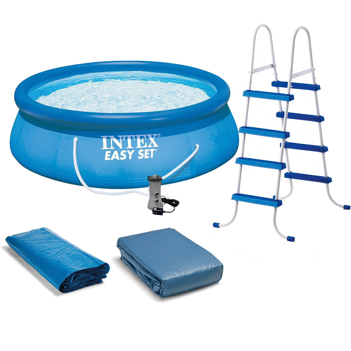 15' x 48' Round Inflatable Above-Ground Pool E617642