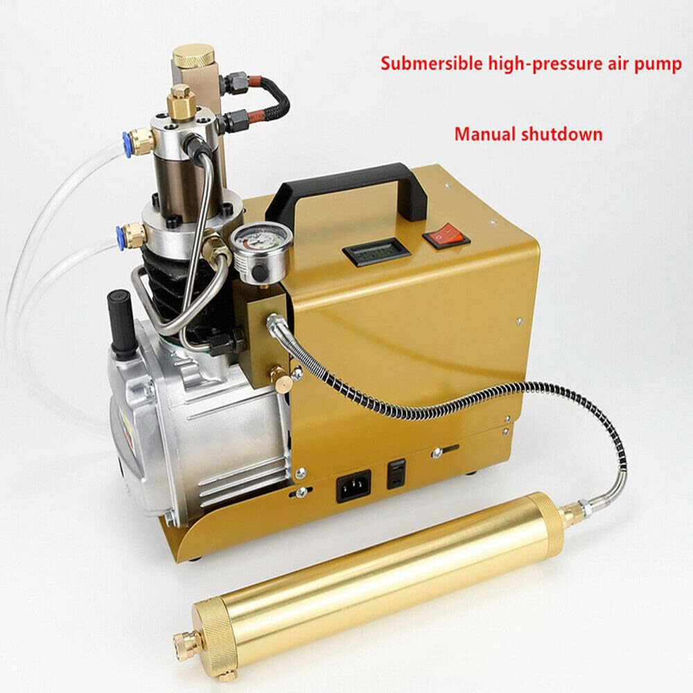 30MPA 4500PSI High Pressure Air Compressor PCP Scuba Electric Air Pump E6501