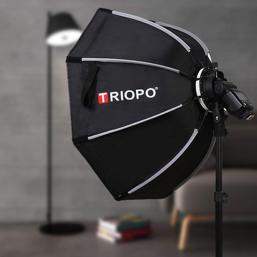 65cm Portable Octagon Softbox Reflector with Soft Cloth and S Bracket Q684834