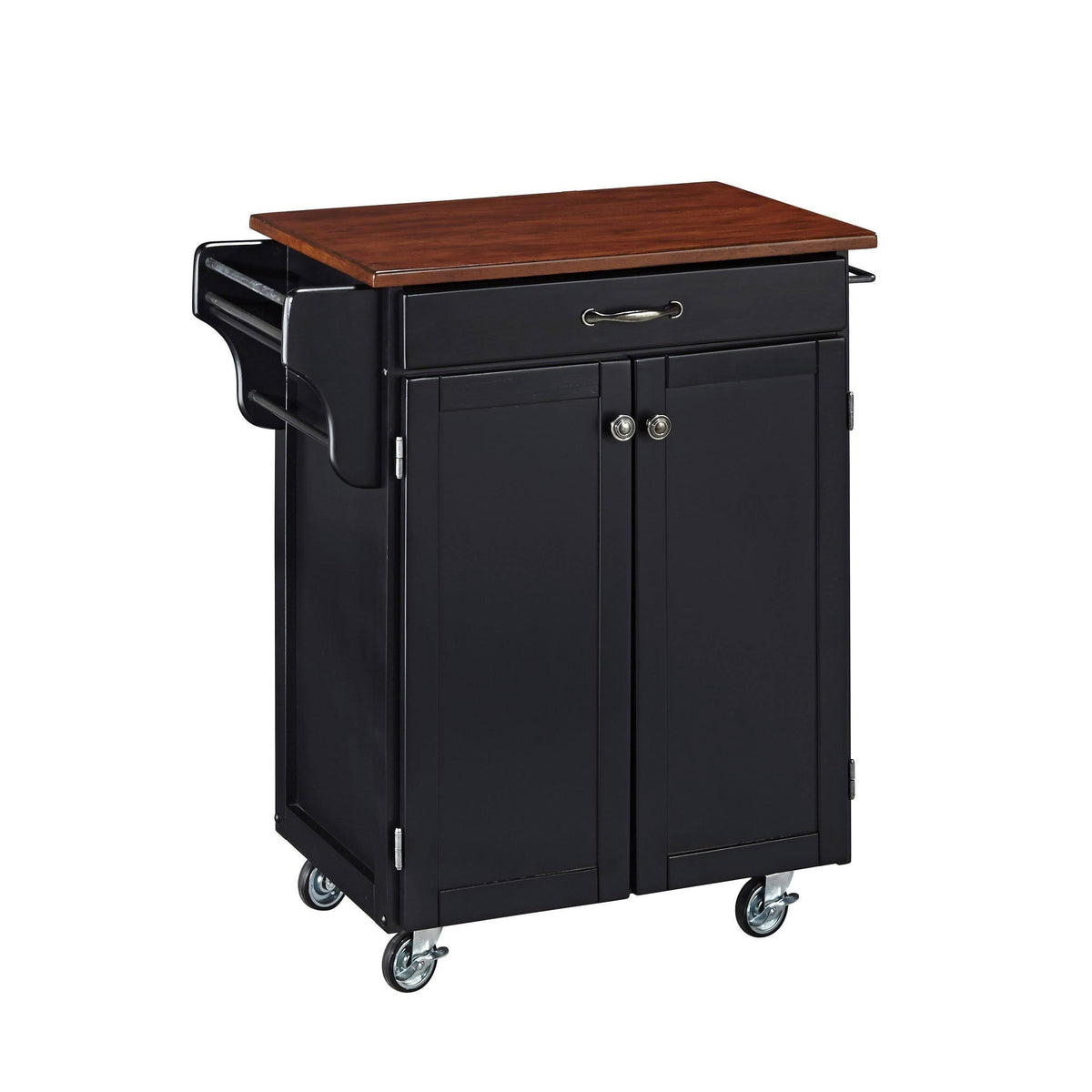 Solid Wood Cuisine Cart with Cherry Top K329