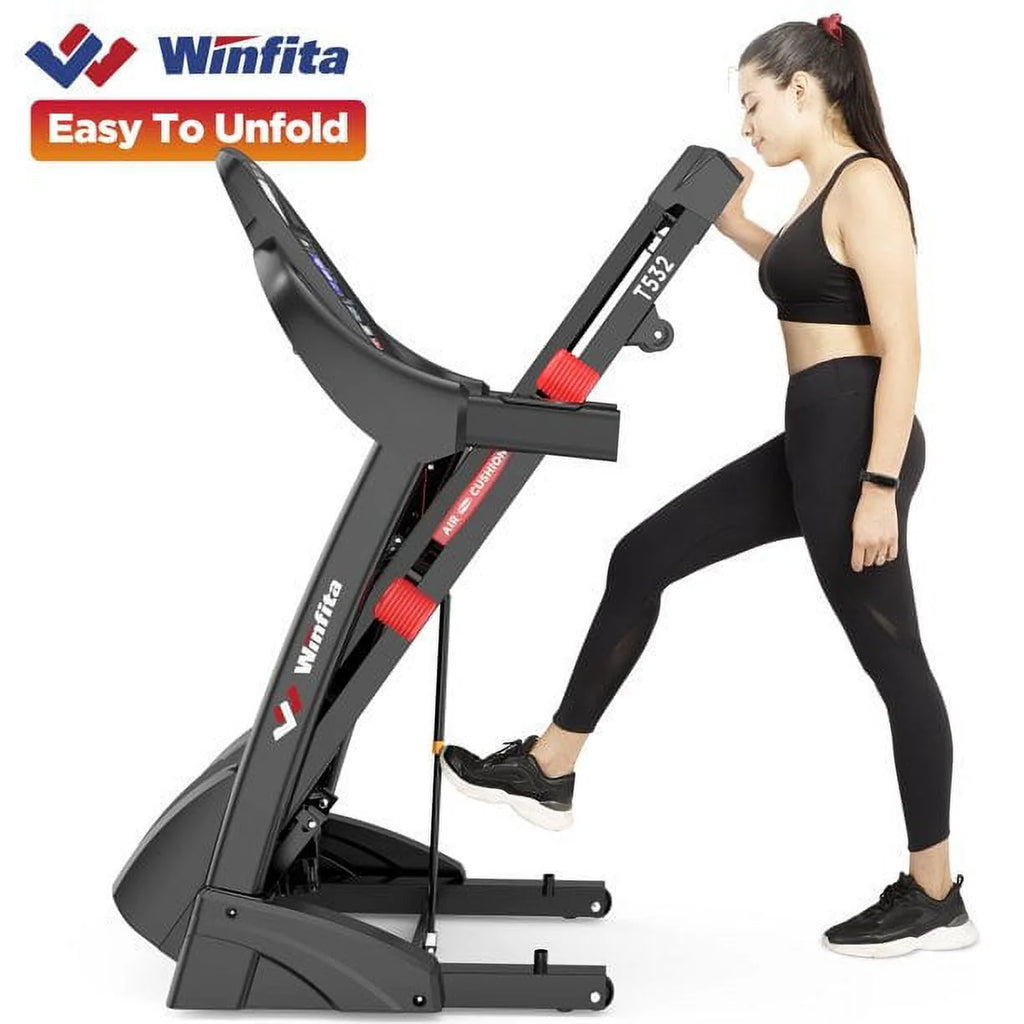 4.5HP Folding Treadmill with 15% Auto Incline O864