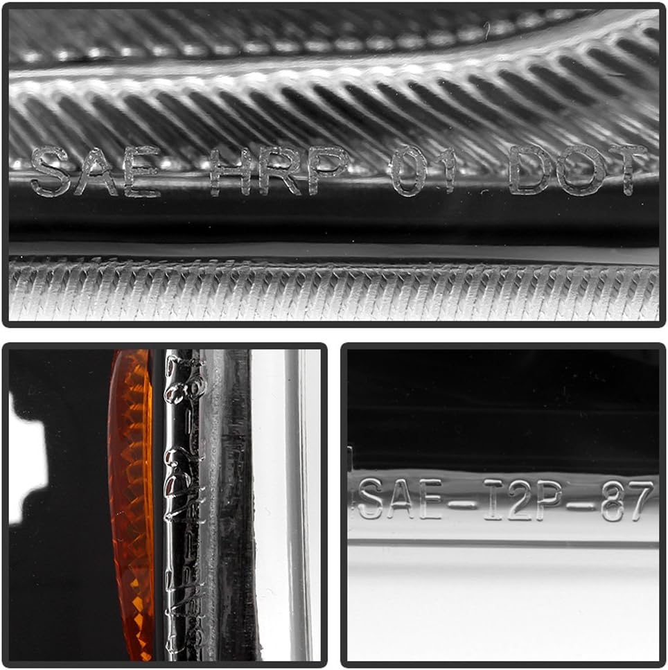 Black Headlights with Corner Signal Lights Set C934240