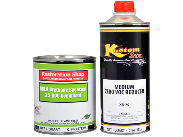 Winter White Urethane Basecoat Car Paint Kit X8599