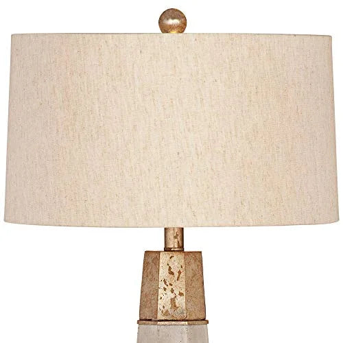 Beige Cement Stone Table Lamp Z38094