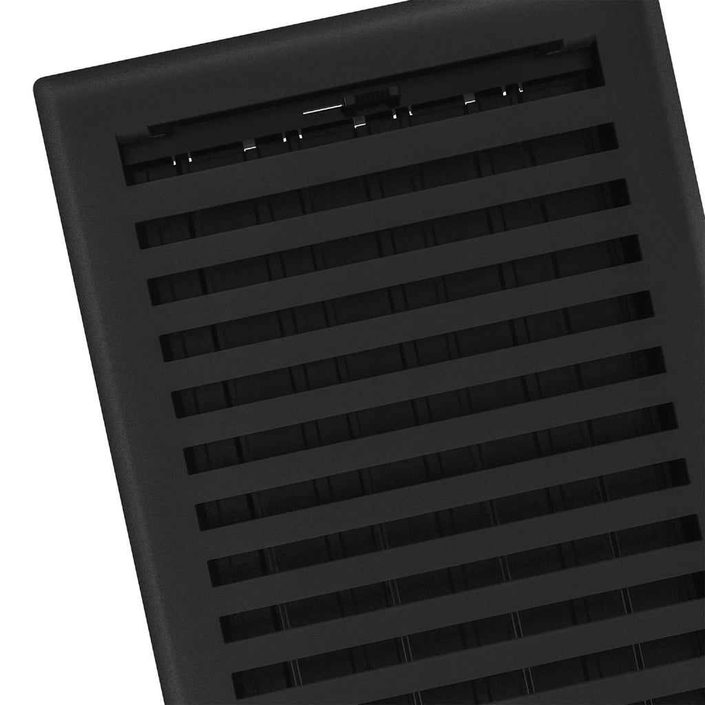 Black Iron Metal Floor Register X54953