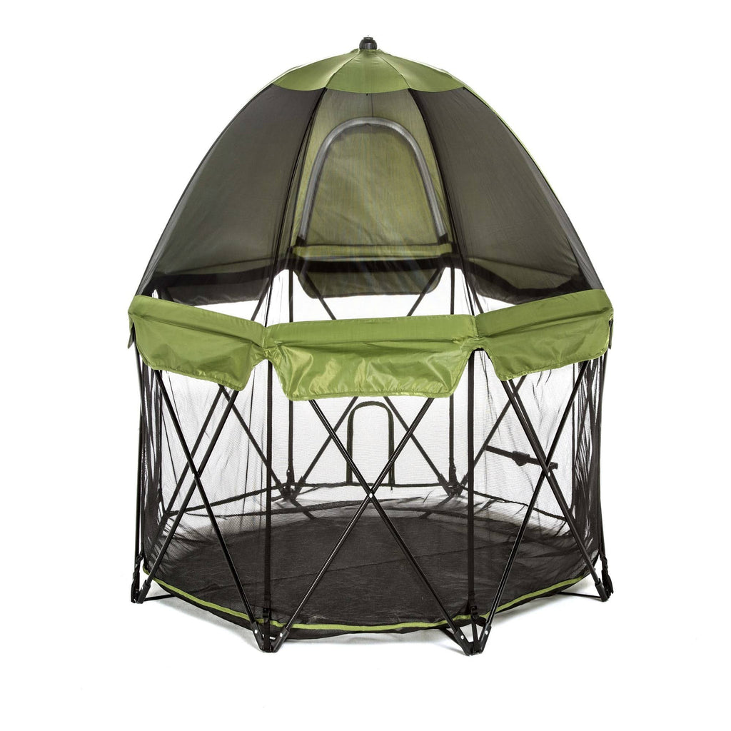 Green Eight Panel Pet Pen with Canopy B544