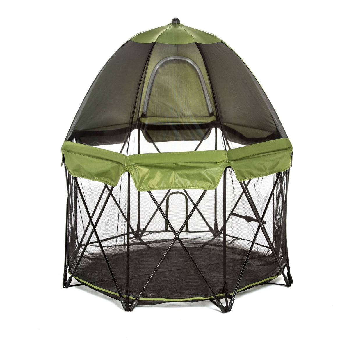 Green Eight Panel Pet Pen with Canopy B544