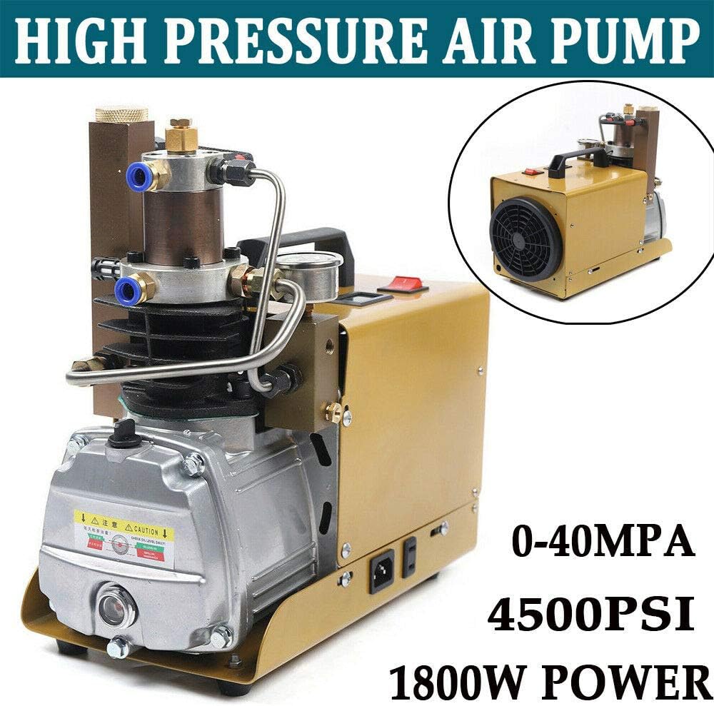 30MPA 4500PSI High Pressure Air Compressor PCP Scuba Electric Air Pump E6501