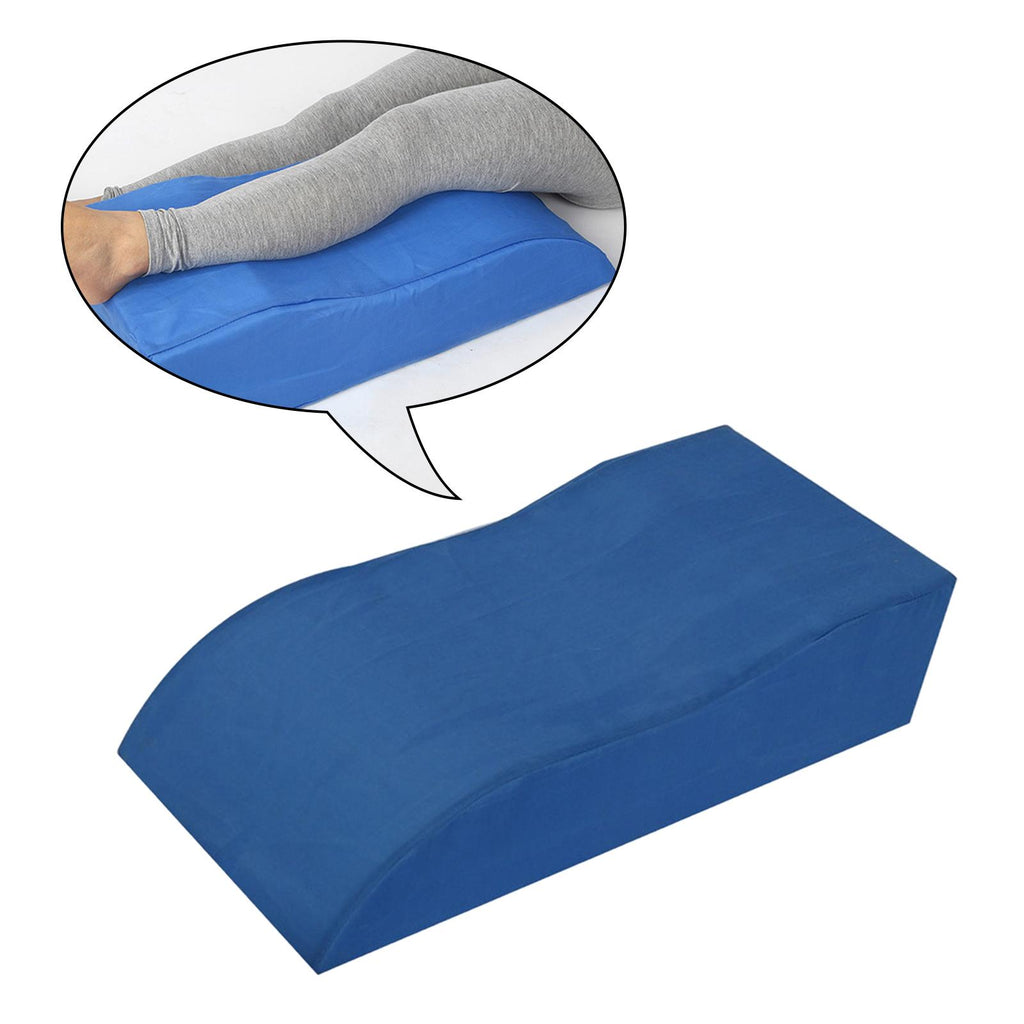 Blue Linen Curved Camping Pillow Z588195