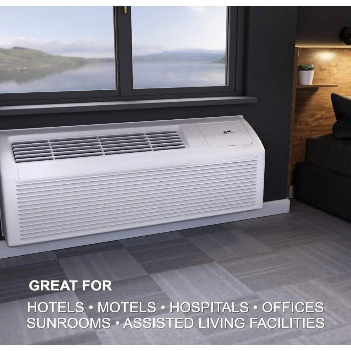 9000 BTU 230V Smart PTAC Air Conditioner Heater B74471
