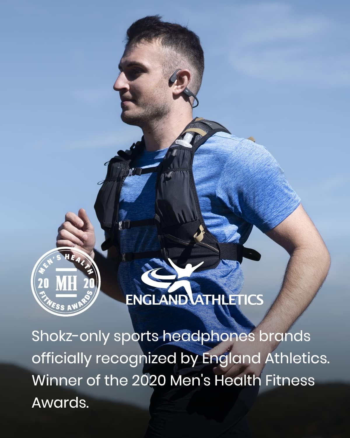 Bone Conduction Open-Ear Bluetooth Sport Headphones with Headband X874