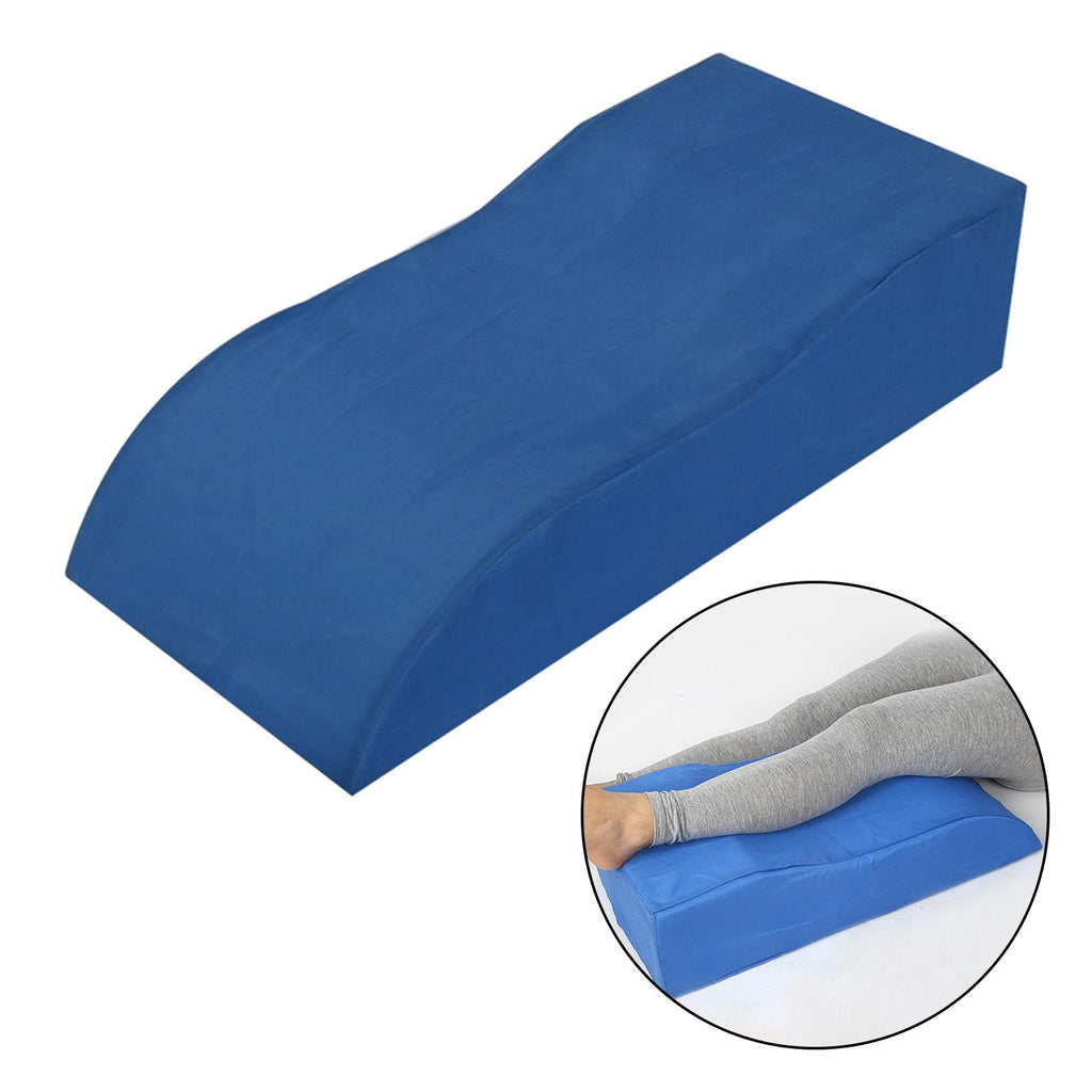 Blue Linen Curved Camping Pillow Z588195