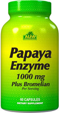 Papaya Enzyme Herbal Supplement 60 Capsules L87943