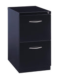 2 Drawer Black File Cabinet U9247