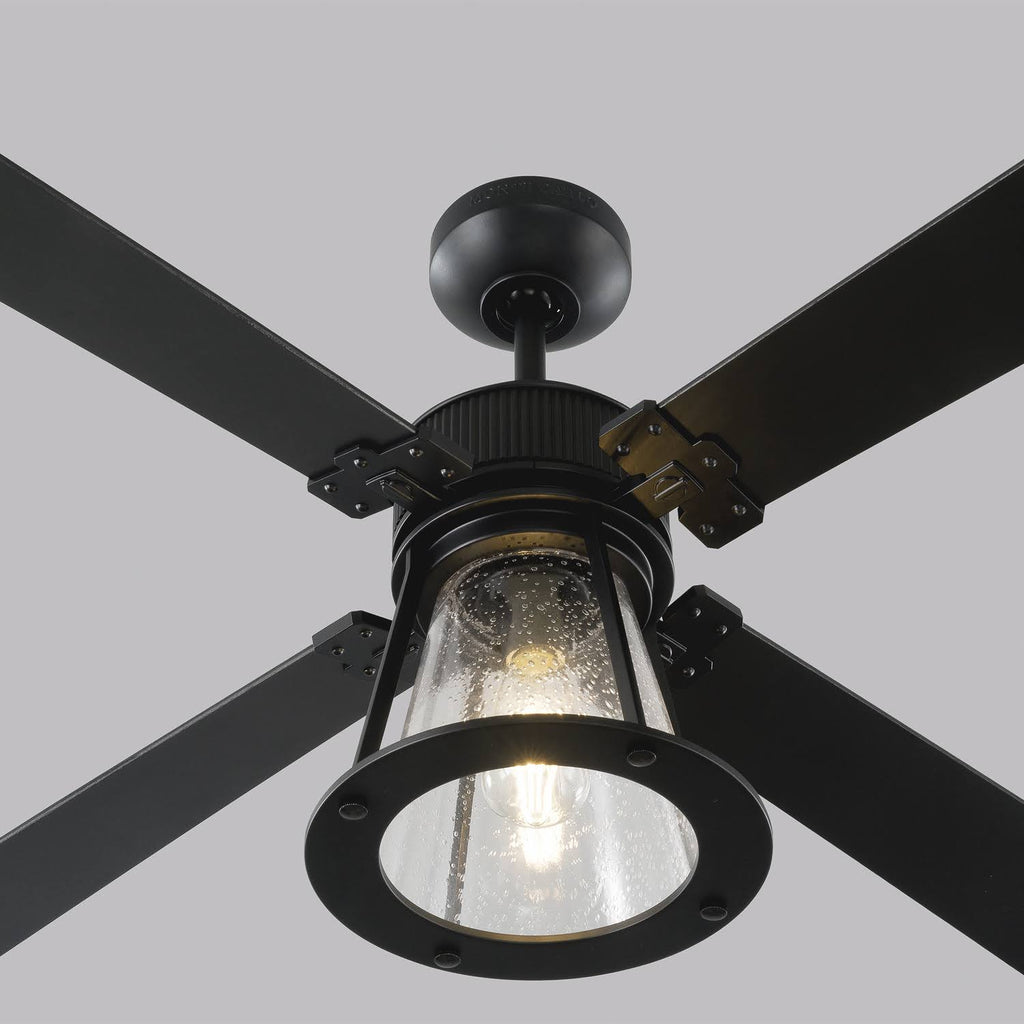 Midnight Black LED Ceiling Fan O7893